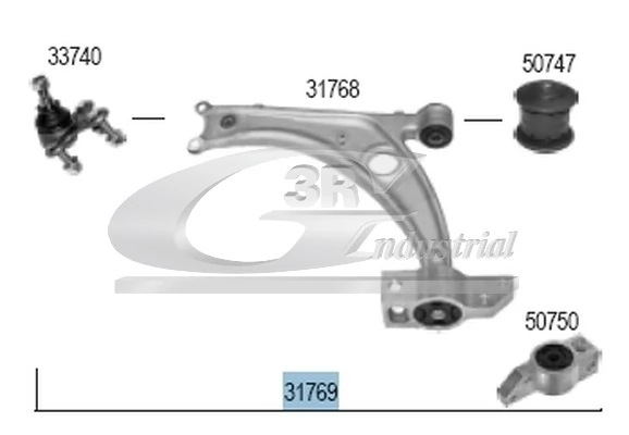 Control/Trailing Arm, wheel suspension