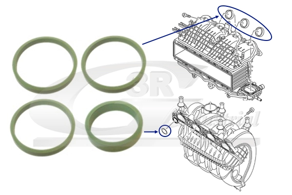 Gasket Set, intake manifold