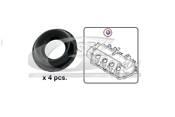 Gasket Set, cylinder head cover