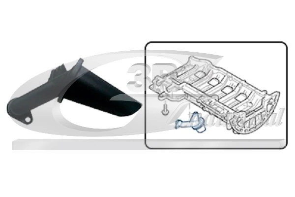 Oil pump suction pipe