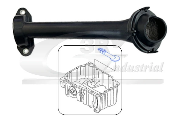 Oil pump suction pipe