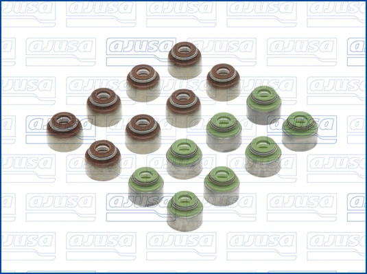 Seal Set, valve stem