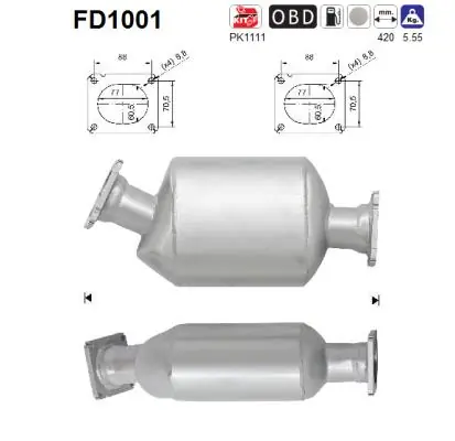 Soot/Particulate Filter, exhaust system
