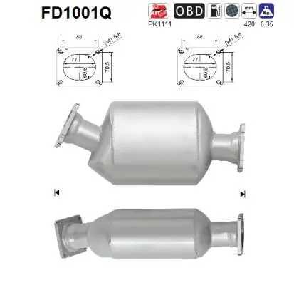 Soot/Particulate Filter, exhaust system