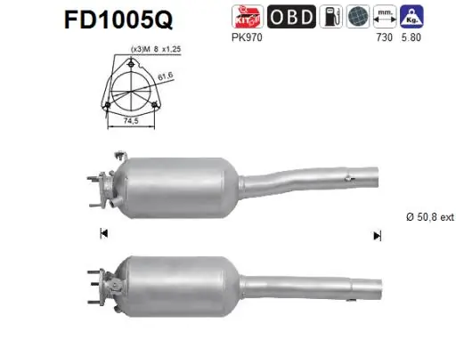 Soot/Particulate Filter, exhaust system