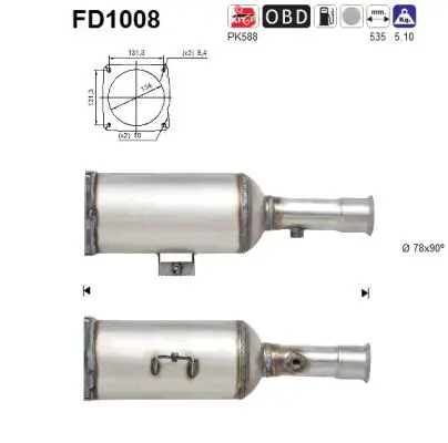 Soot/Particulate Filter, exhaust system