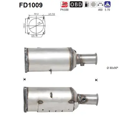 Soot/Particulate Filter, exhaust system