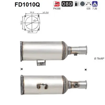 Soot/Particulate Filter, exhaust system