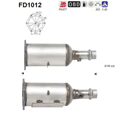 Soot/Particulate Filter, exhaust system