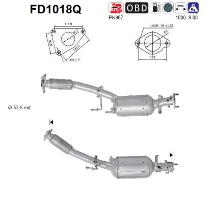 Soot/Particulate Filter, exhaust system