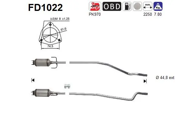 Soot/Particulate Filter, exhaust system