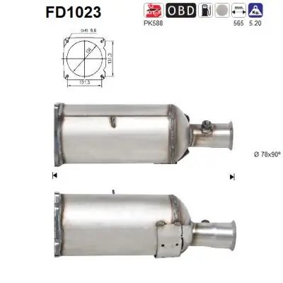 Soot/Particulate Filter, exhaust system