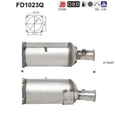 Soot/Particulate Filter, exhaust system