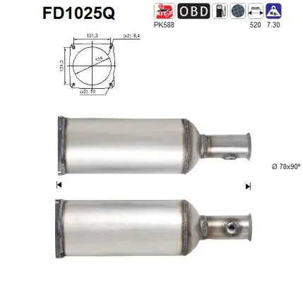 Soot/Particulate Filter, exhaust system