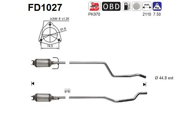 Soot/Particulate Filter, exhaust system