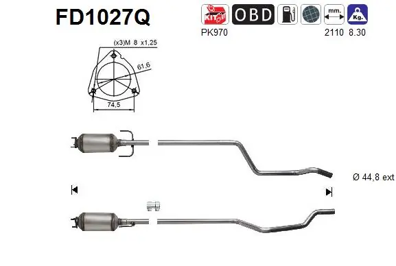 Soot/Particulate Filter, exhaust system