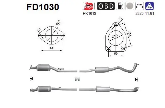 Soot/Particulate Filter, exhaust system