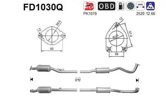 Soot/Particulate Filter, exhaust system