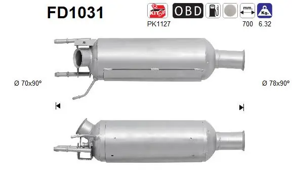 Soot/Particulate Filter, exhaust system