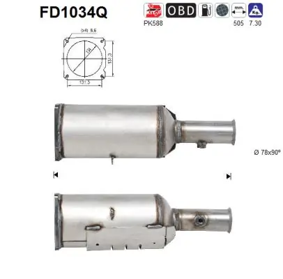Soot/Particulate Filter, exhaust system