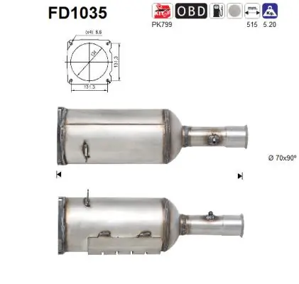 Soot/Particulate Filter, exhaust system