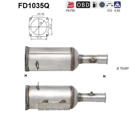 Soot/Particulate Filter, exhaust system