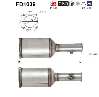 Soot/Particulate Filter, exhaust system