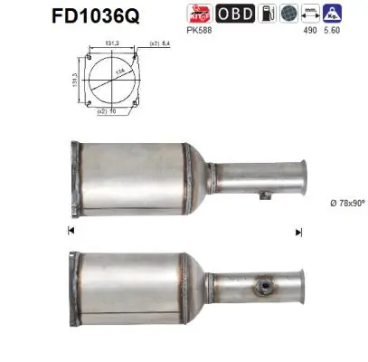 Soot/Particulate Filter, exhaust system