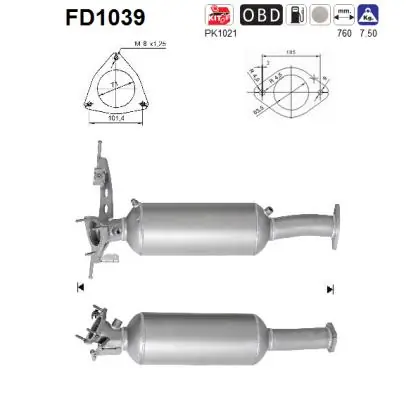 Soot/Particulate Filter, exhaust system