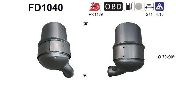 Soot/Particulate Filter, exhaust system