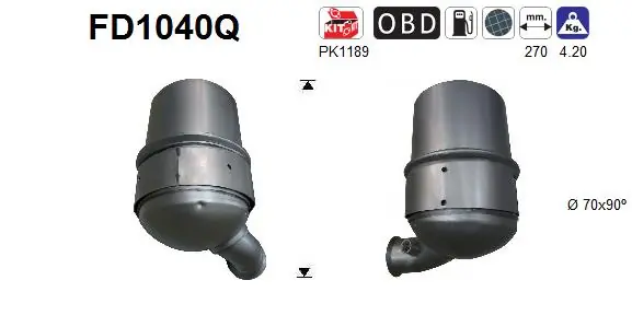 Soot/Particulate Filter, exhaust system