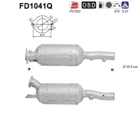 Soot/Particulate Filter, exhaust system