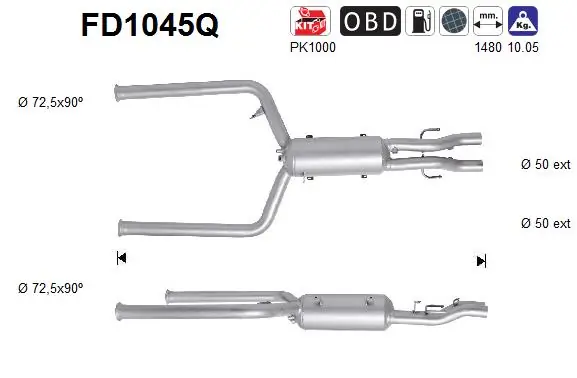 Soot/Particulate Filter, exhaust system