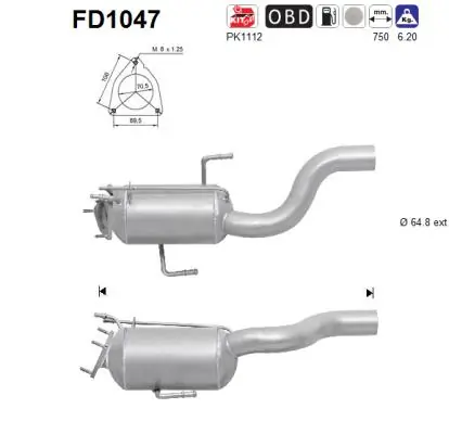 Soot/Particulate Filter, exhaust system