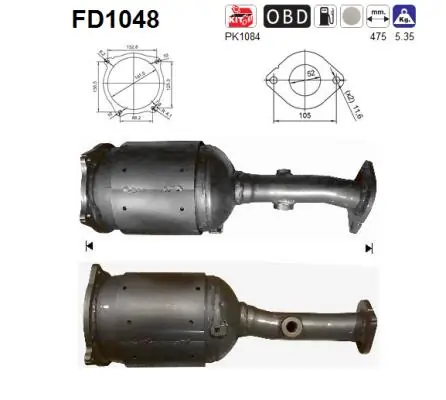 Soot/Particulate Filter, exhaust system