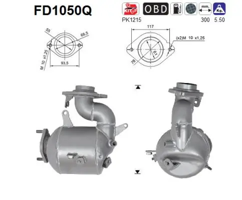Soot/Particulate Filter, exhaust system