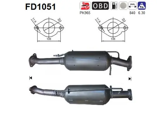 Soot/Particulate Filter, exhaust system