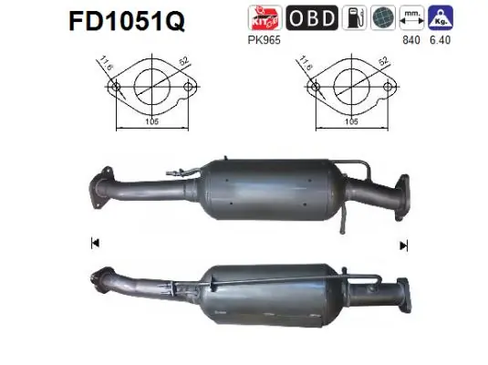 Soot/Particulate Filter, exhaust system