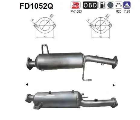 Soot/Particulate Filter, exhaust system