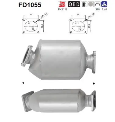 Soot/Particulate Filter, exhaust system