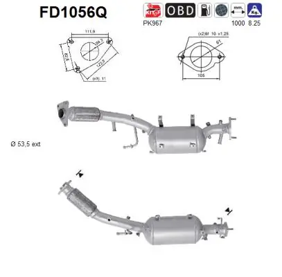Soot/Particulate Filter, exhaust system
