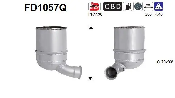 Soot/Particulate Filter, exhaust system