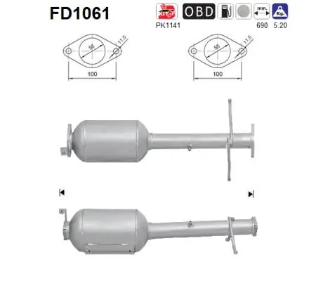 Soot/Particulate Filter, exhaust system
