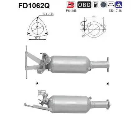 Soot/Particulate Filter, exhaust system