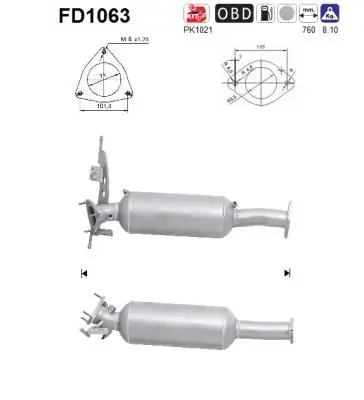 Soot/Particulate Filter, exhaust system