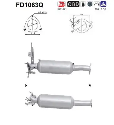 Soot/Particulate Filter, exhaust system