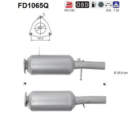 Soot/Particulate Filter, exhaust system