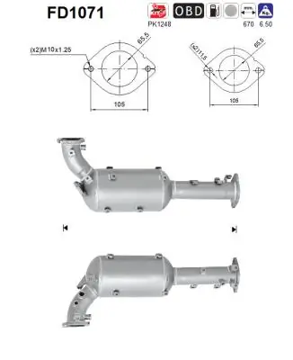 Soot/Particulate Filter, exhaust system