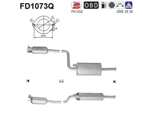 Soot/Particulate Filter, exhaust system