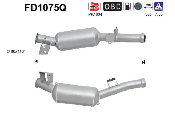 Soot/Particulate Filter, exhaust system